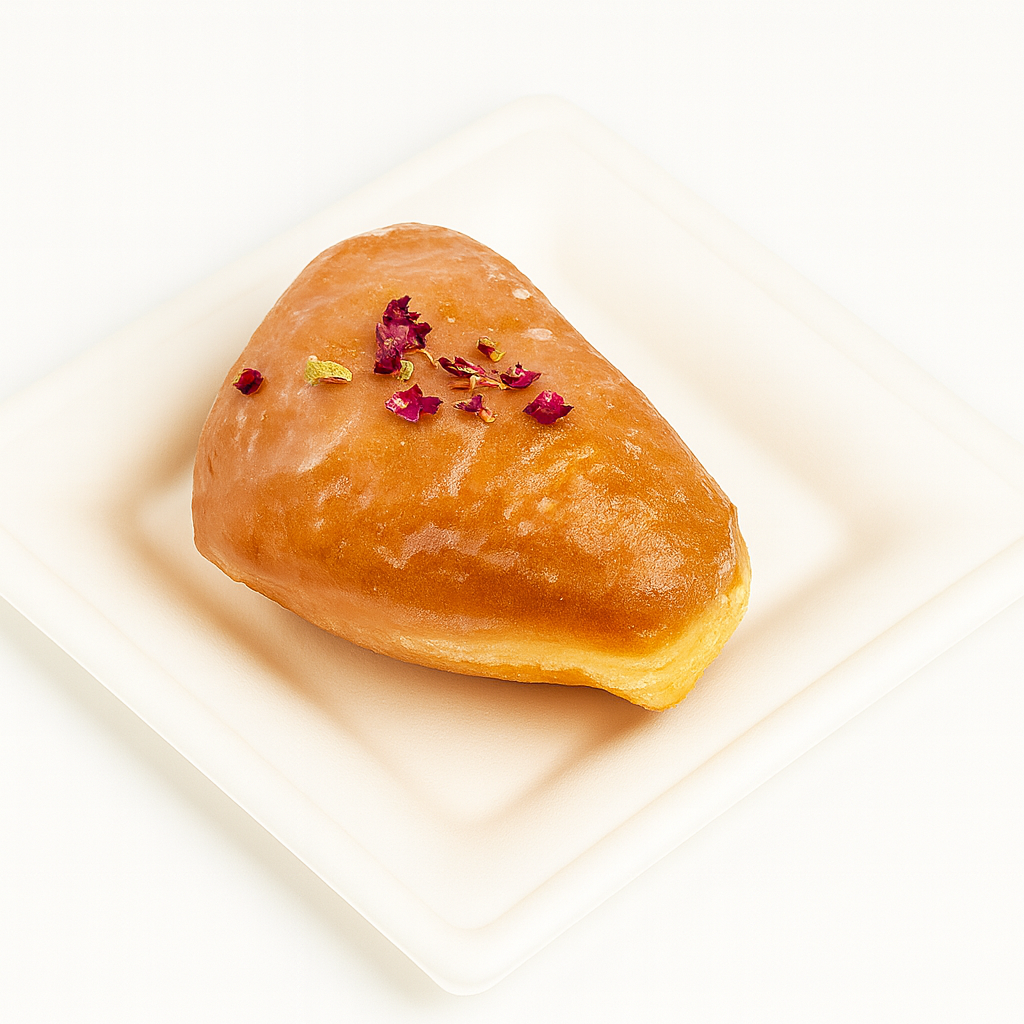 Pączek z konfiturą różaną