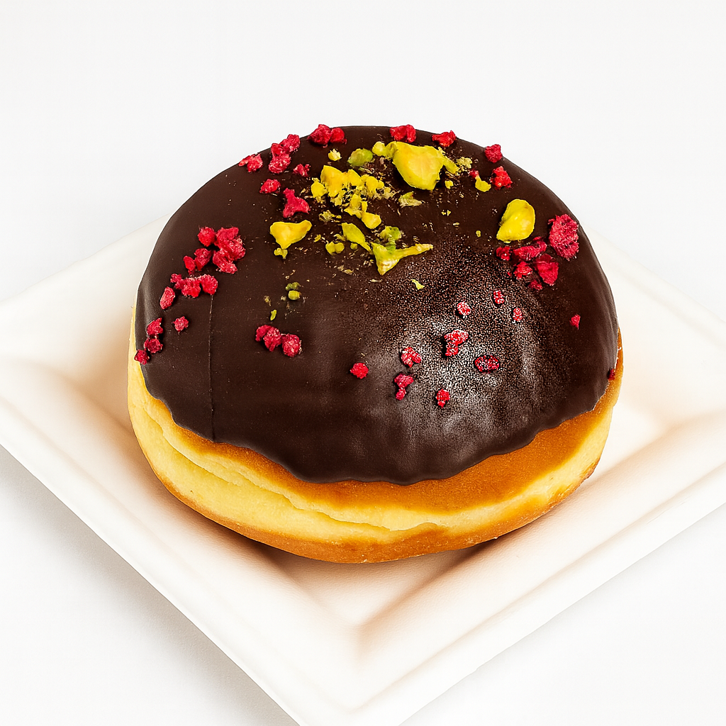 Pączek z bitą śmietaną