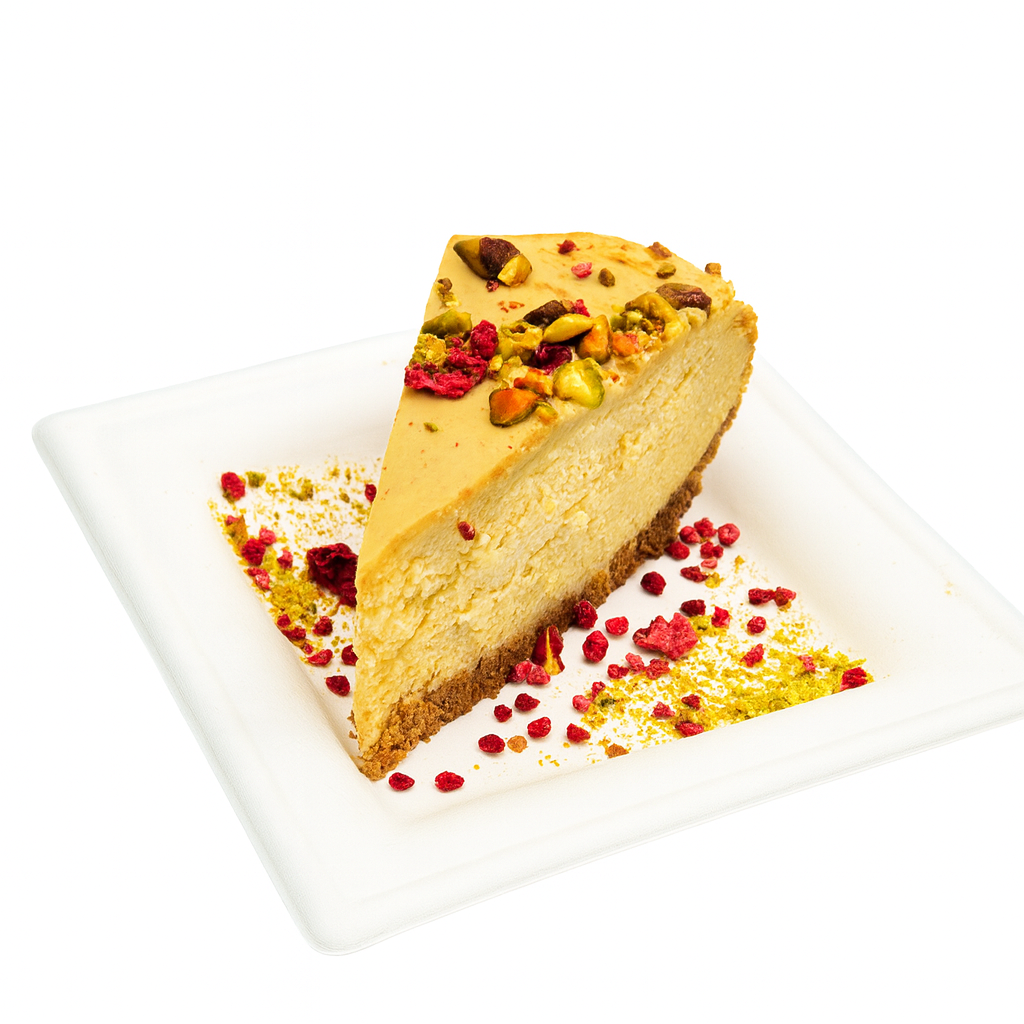 Sernik nowojorski pistacjowy